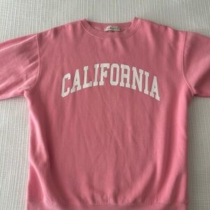 pink california sweatshirt